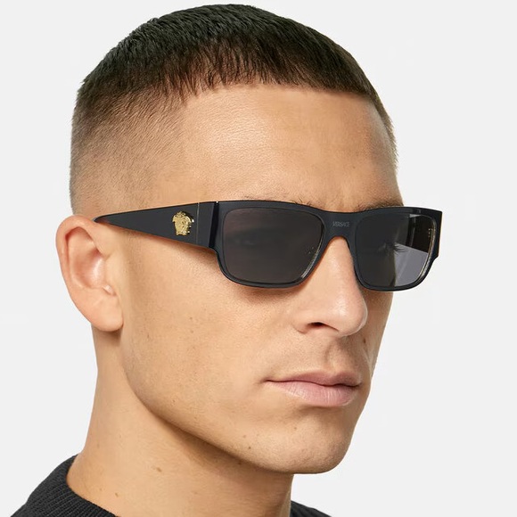 Versace Other - NEW VERSACE SQUARE SUNGLASSES MOD 2262 1433/87 BLACK VE2262 143387 EYEWEAR